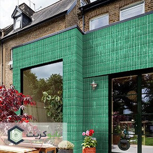 The best combination of bricks and tiles for the facade of the building